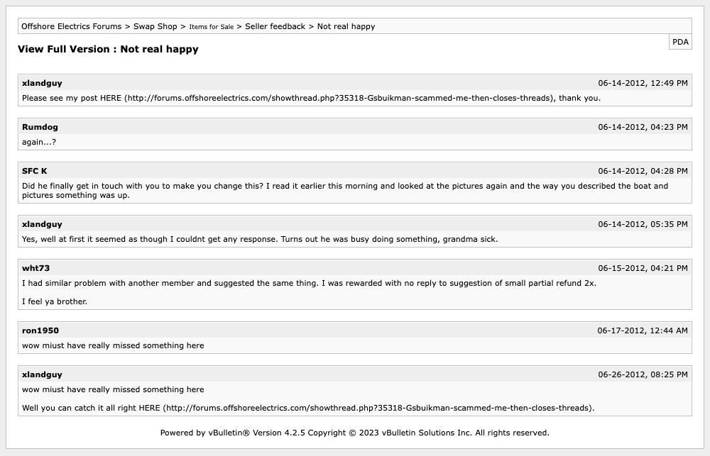 Forum page whose middle breadcrumb item is rendered in a smaller font than its siblings.